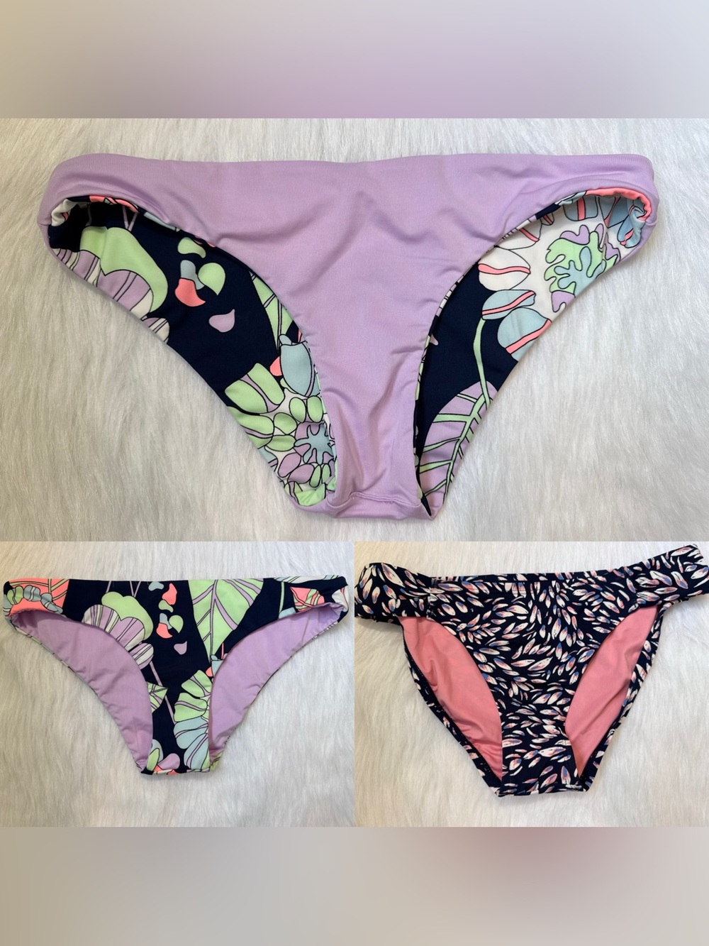 NWOT Bundle of 2 Carve Designs Bikini Bottoms 💜💙